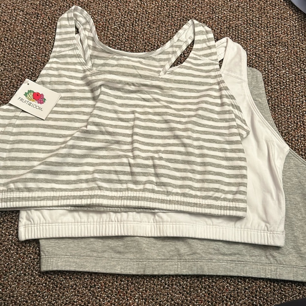 Set of 3 Fruit of the Loom Sports Bras
